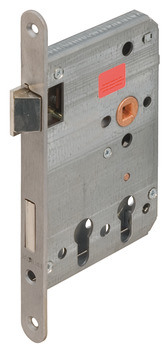 vdolbna ključavnica, BMH 1015, za zasučna vrata, profilni cilinder, razdalja odmika trna od čelnice 60/100 mm