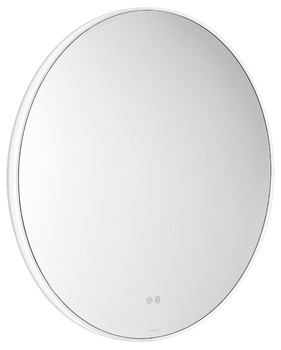 kopalniško ogledalo Häfele, okroglo, osvetljen